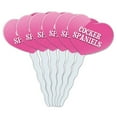 thumbnail image 1 of Cocker Spaniels Heart Love Cupcake Picks Toppers - Set of 6, 1 of 1