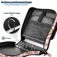 thumbnail image 4 of FORMRS Zipper Binder with Shoulder Strap 2-inch Ring 500 Sheet Capacity File Bag, Green Christmas Houses, 4 of 5