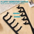 thumbnail image 2 of Texture Comb, Volumizing Fluffy Texture Styling Comb for Men and Women, Wide Tooth Comb Root Lifter Hair Styling Tool for Volume, Fringe Parting & Curly Hair, ABS Plastic (Black), 2 of 7