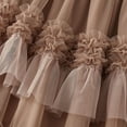 thumbnail image 5 of Tanhomme Tulle Skirts for Women Long Fairy Skirt Tutu A-Line Mesh Layered High Elastic Waist Halloween Skirts Women's A Line Tulle Party Dinner Tutu Skirt Brown Stretchy High Waisted Flared Skirt, 5 of 6
