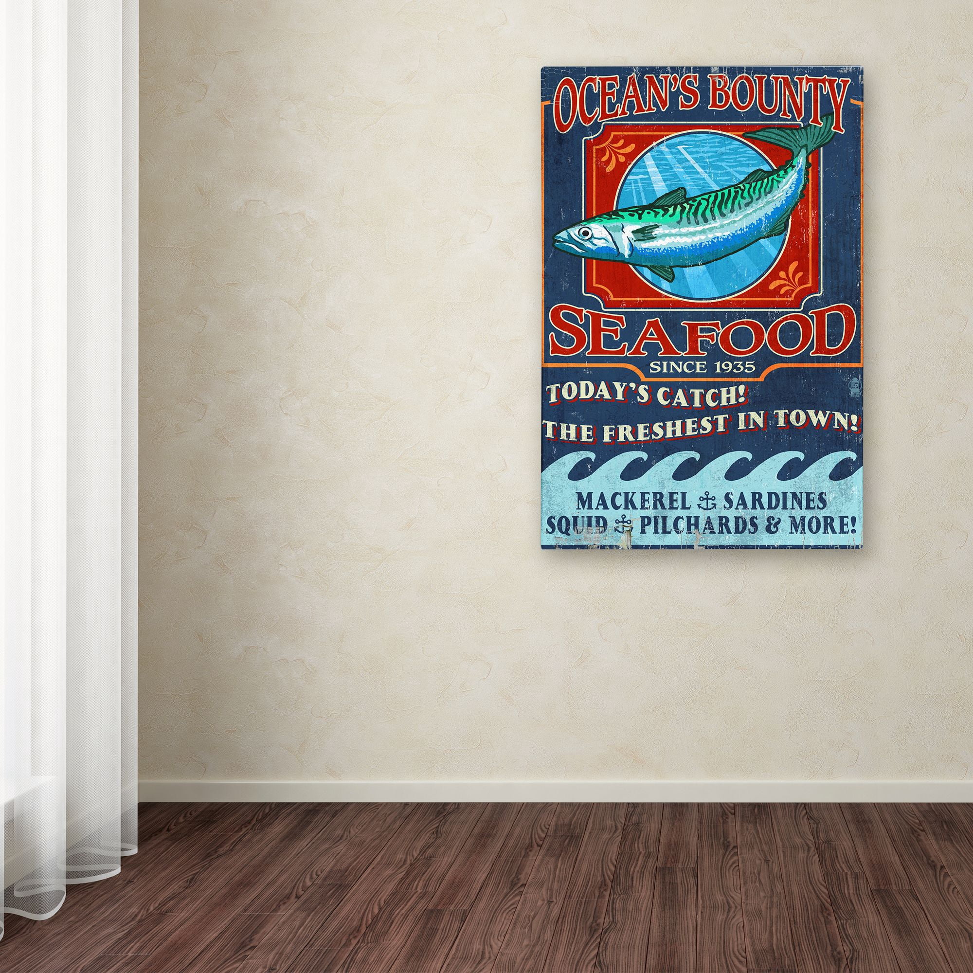 Lantern Press 'Fish' Canvas Art