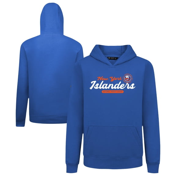 Youth Levelwear Royal New York Islanders Podium Monument Pullover Hoodie