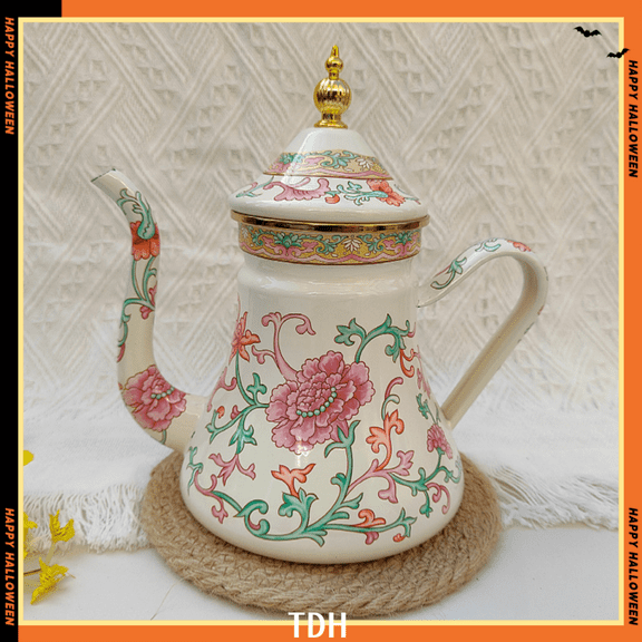 Enamel Coffee Pot 1.2L/percolator coffee pot