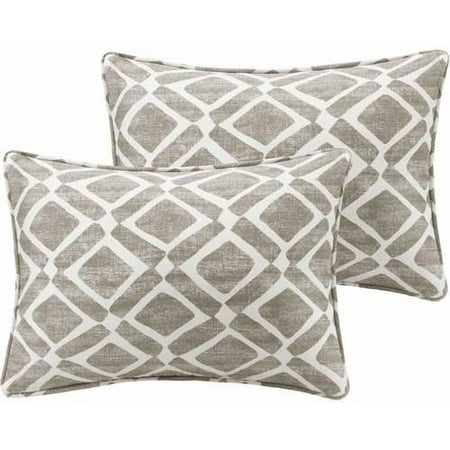 UPC 675716745387 product image for Home Essence Natalie Diamond Printed Oblong Pillow Pair | upcitemdb.com