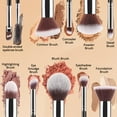 thumbnail image 3 of Beakey Juegos De Brochas De Maquillaje Juegos De Brochas Con Esponjas De Maquillaje (10 2 Piezas Con Estuche Negro), 3 of 5