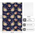 thumbnail image 2 of 2 Pcs Pioneer Flower Floral Print Pattern Kitchen Towels, Funny Microfiber Dish Towel Set, 18" X 26" Tea Towels, 2 of 6