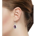 thumbnail image 2 of Copper Purple Turquoise Women Jewelry 925 Sterling Silver Earring, 2 of 5
