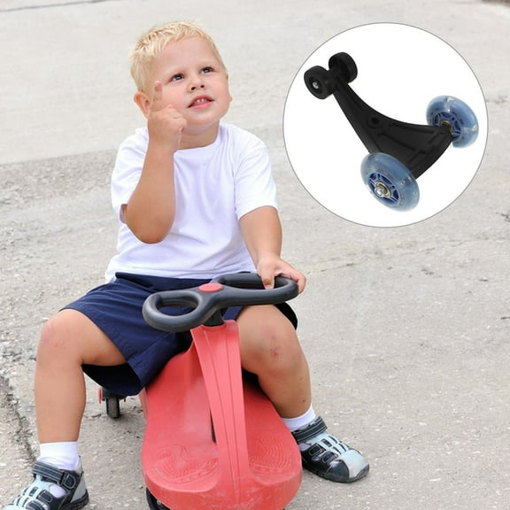 Pawsdot Easy Install Wiggle Car Wheel Replacement Plastic Non Skid Universal Wheel Assorted Colors