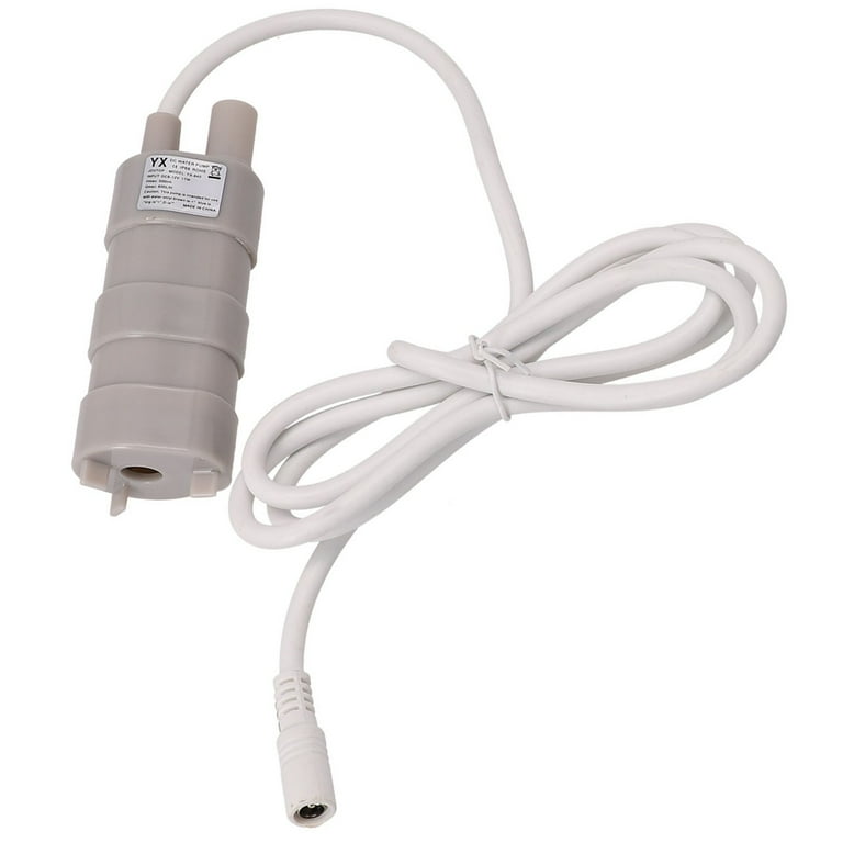 DC 12V 1.2A Mini Water Pump - Submersible, 5 Meter Head, 600L/H Flow