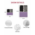 thumbnail image 7 of Purple Black Kitchen Dish Towels for Drying Dishes Set of 4, Farmhouse Striped Modern Abstract Art Waffle Weave Microfiber Hand Tea Bathroom Towels Quick Dry & Absorbent Towel 15.7x23.6, 7 of 7