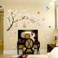 thumbnail image 2 of Gaint extraíble DIY verde bambú y pájaro volador calcomanía de pared creativo 3D TV sofá telón de fondo decoración pared calcomanía Peel and Stick decoración para sala de estar dormitorio niños guardería oficina habitación Ormromra WMPH-1239-4, 2 of 7