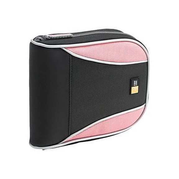 Case Logic CSW 32 - Wallet for CD/DVD discs - 32 discs - nylon - pink