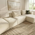 thumbnail image 6 of 130" Cloud Sectional Couch with L-Shape Chaise, Akaber Modern Modular Sofa with Deep Seat, Upholstered Couches for Living Room Bedroom, 6 of 10