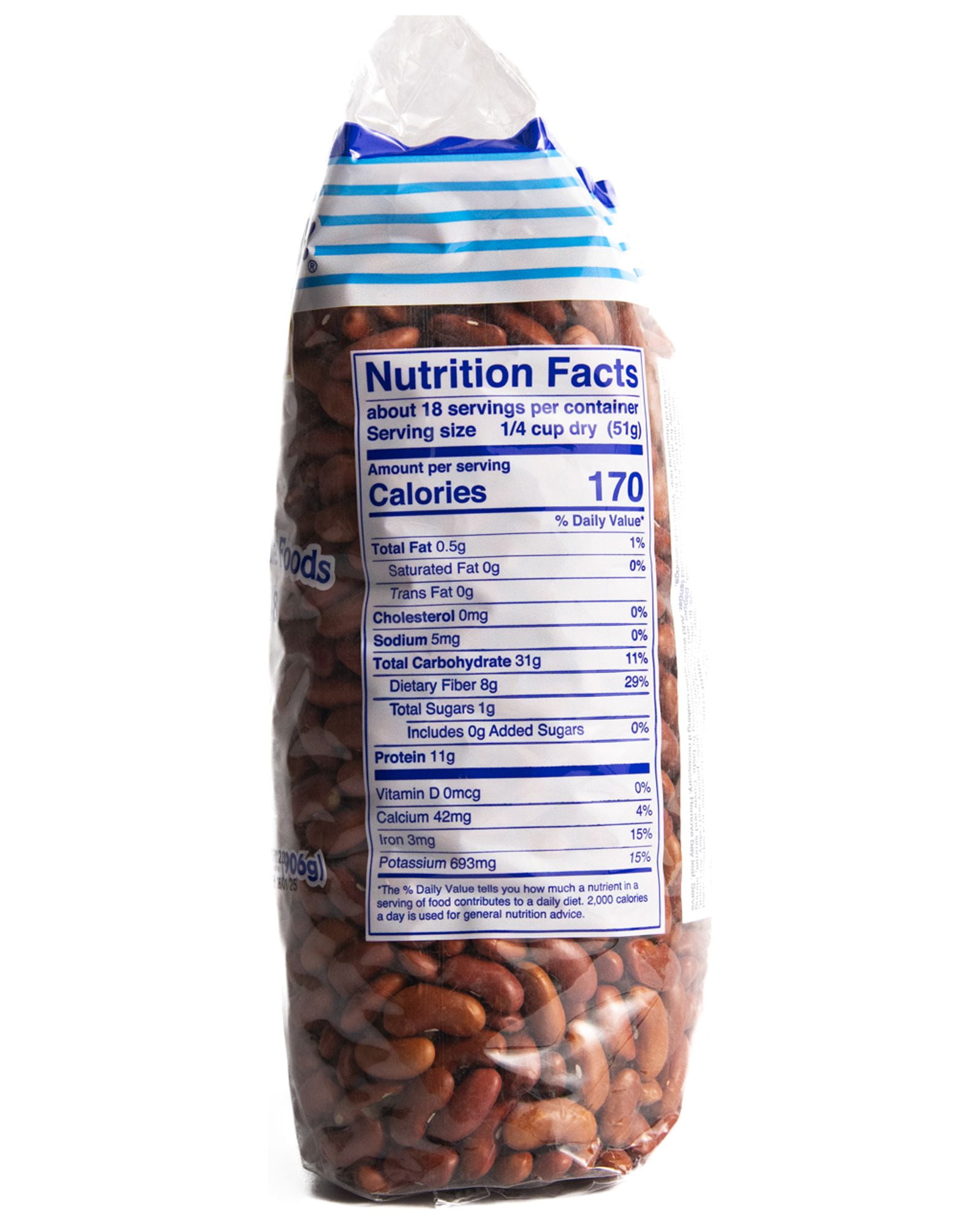 Blue Runner Premium Select Red Beans, Dry Light Red Kidney Beans, 2lb Bag
