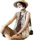 thumbnail image 3 of Women Hippie Boho Crochet Sleeveless Vest Geometric Lace Cardigan Beach Cover Up, 3 of 5