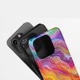 thumbnail image 4 of Abstract Swirls For All iPhone Series Tough Phone Case Vibrant Rainbow, 4 of 7