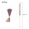 thumbnail image 2 of Uxcell 20pcs Dried Faux Pampas Grass 21 Inch Artificial Fake Fluffy Pampas Grass Decor for Fall Home Vase Floor Table Wedding Decorations, Light Purple, 2 of 7