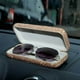 thumbnail image 4 of Estuche para gafas de sol, Estuche para anteojos con diamantes de imitación y cristales brillantes que se adapta a la mayoría de las gafas de sol, dimensiones externas 17 * 7 * 3 cm, 4 of 5