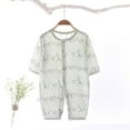 thumbnail image 6 of Delliss Baby Bodysuit Long Sleeve Jumpsuit Printed Cotton Rompers Infant Girls Boys Summer Onesie, 6 of 6