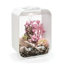biOrb LIFE 15 Aquarium with Standard Light - 4 Gallon, White