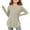 Beige, variant on Girls Long Sleeve Shirts Kids Arc Hem Side Slit Soft Tunic Tops T Shirts Girls Long Sleeve Blouses Size 3-4 Years