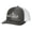 Charcoal/White, variant on Christian Brother In Christ Cross Nails Mens Embroidered Mesh Back Trucker Hat, Heather Grey/Black
