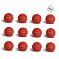 thumbnail image 4 of Sky Bounce Balles de Handball en Caoutchouc Colorées pour Handball Récréatif, Stickball, Racquetball, Attraper, Rapporter et Bien d'Autres Jeux, 2 1/4-Inch - Rouge - Lot de 12, 4 of 4