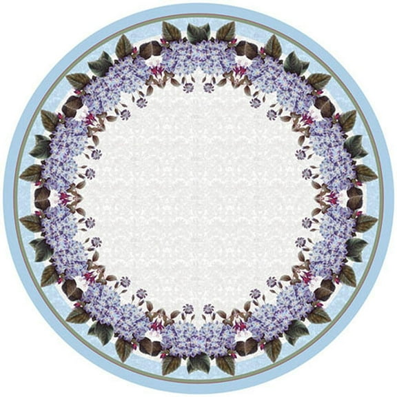 Betsy Drake Interiors Hydrangea Round Table Cloth 58
