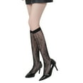 thumbnail image 1 of Womens Black Fishnet Socks Lace Hollow Out Mesh Socks, 1 of 1