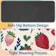 thumbnail image 4 of Alfombrilla de ratón con diseño de fresa de verano con base de goma antideslizante, cuadrada, protector para portátil, almohadillas de escritura, alfombrilla de ratón para juegos de, 4 of 7