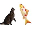 thumbnail image 3 of 2PCS Fish Cat Toy Simulated Realistic Plush Catnip Toy Cat Chew Toy Pet Bite Toy, 3 of 10