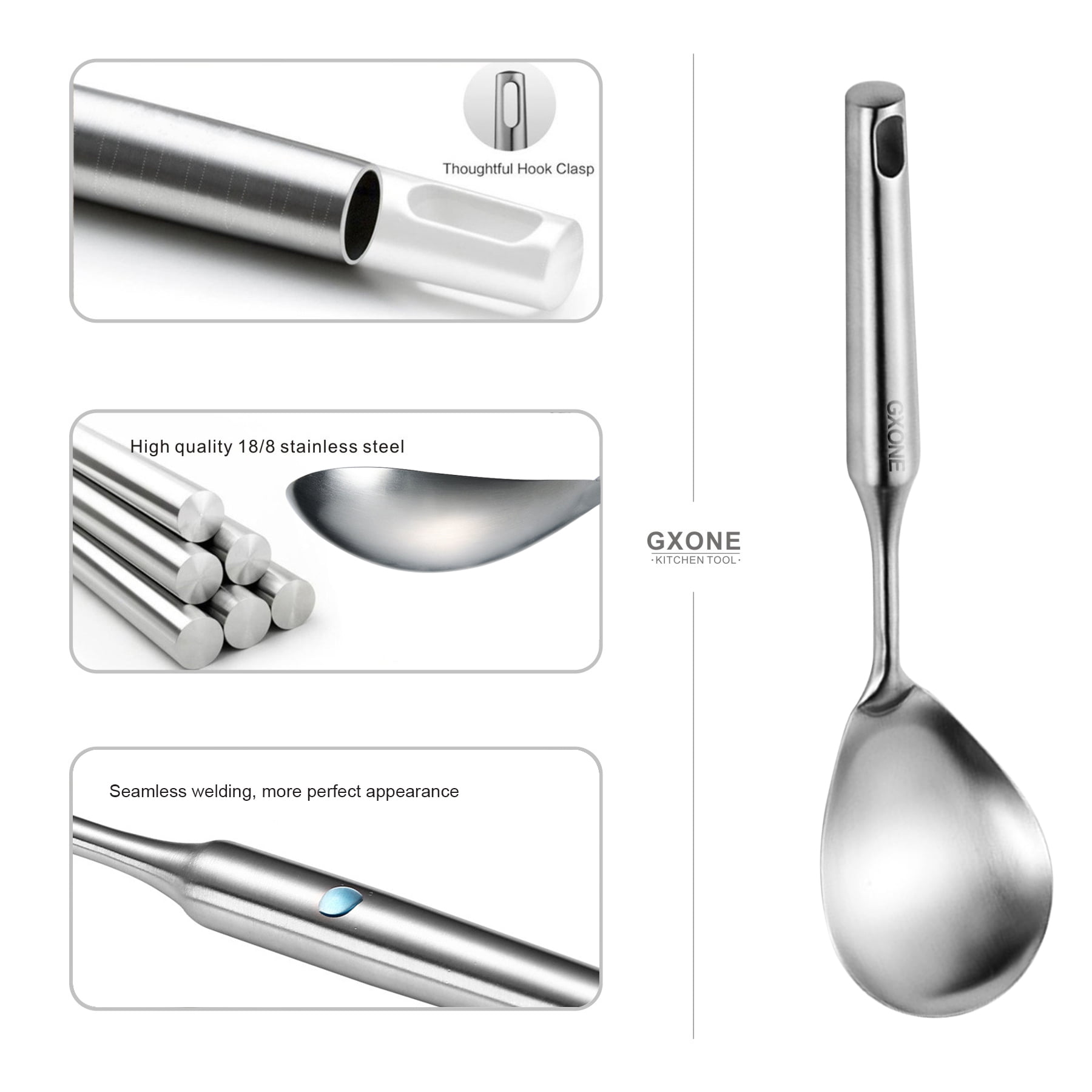 Premium Stainless Steel Kitchen Utensils Set - Includes Stir-fry Shovel, Pot  Spoon, Soup Spoon, And More - Durable And Easy To Clean - Perfect For  Cooking And Baking - Temu Japan