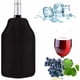 thumbnail image 1 of Bolsa aislada para botellas, Enfriador de botellas de vino de 15,5x22,5 cm, Enfriador de botellas de tela impermeable con gel refrigerante, Enfriador de vinos utilizado para vino, champán,, 1 of 5