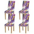 thumbnail image 2 of BZSMCE Chairs Slipcovers Dining Chair Covers Electric Vibe Creative Pattern, 2 of 7