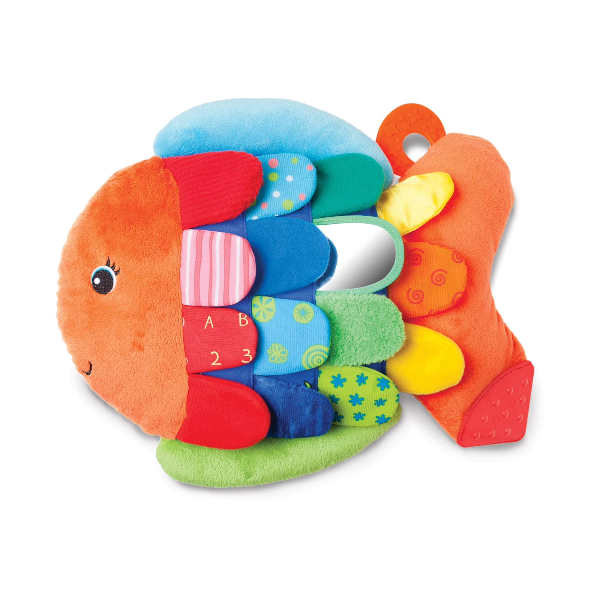 First PlayDeluxe Fish Bowl Fill and Spill Soft baby toy plush by Melissa & Doug 