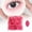 Rose Red, variant on Serenable 100 Pieces Eye Shaped Practice Sponges Sponge False Eyelash Pads Soft Salon Cosmetic Makeup Sponges Eyelash Extension Sponge Rose Red