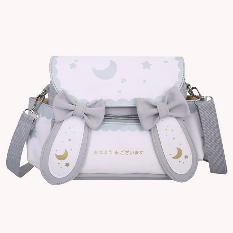 Messenger Bag Large Capacity Bow Tote Bag Shoulder Fashion Canvas Bag Cute  Portable Daily Bag : Clothing, Shoes & Jewelry 