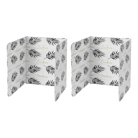 

Tabletop Placemat Wall Grease Baffle Cooking Oil Kitchen Splatter Shield Guard Proof Oil Barrier Aluminum Foil Screen