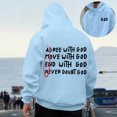 thumbnail image 1 of MHFRRA Sudadera Informal con Capucha para Hombre, de Manga Larga, con Diseño Estampado para Uso Diario, Cómoda Sudadera con Capucha para Otoño E Invierno Azul, 1 of 6