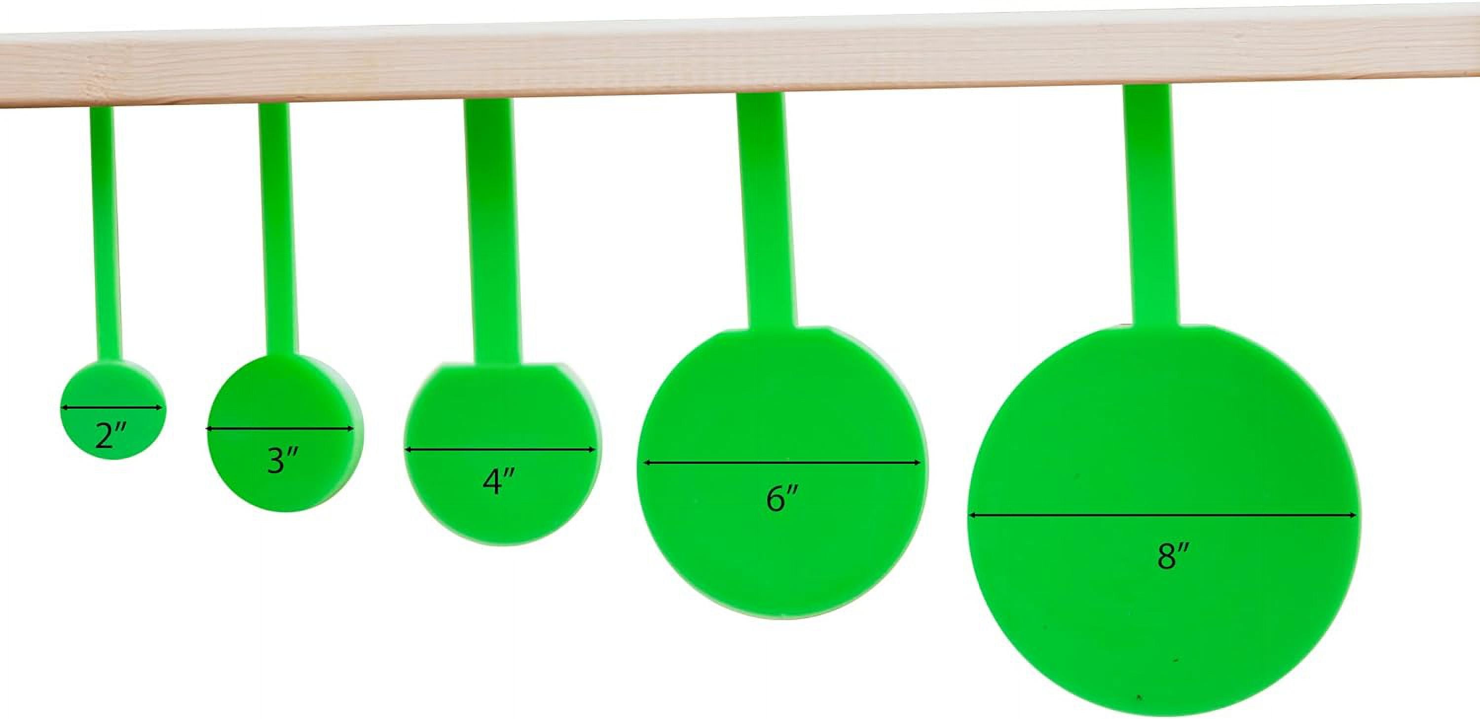 Throom Targets Hangtuff Complete Target Kit, 5 Targets, Green,