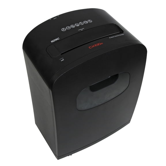 Royal CX100x 10-Sheet Crosscut Shredder with Basket