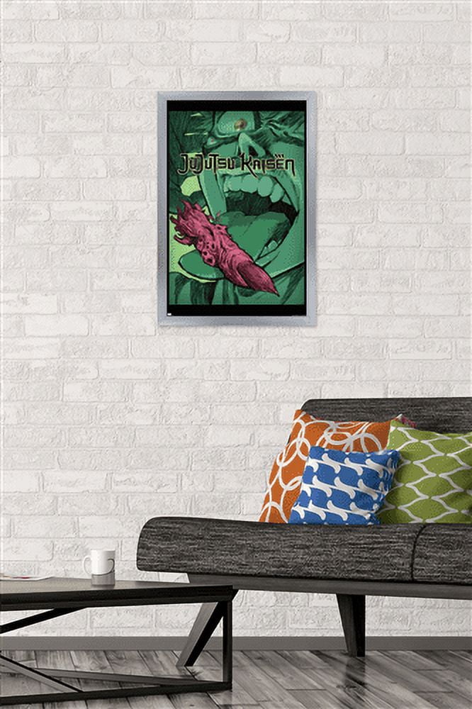 Jujutsu Kaisen - Teaser English Wall Poster, 14.725" x 22.375", Framed