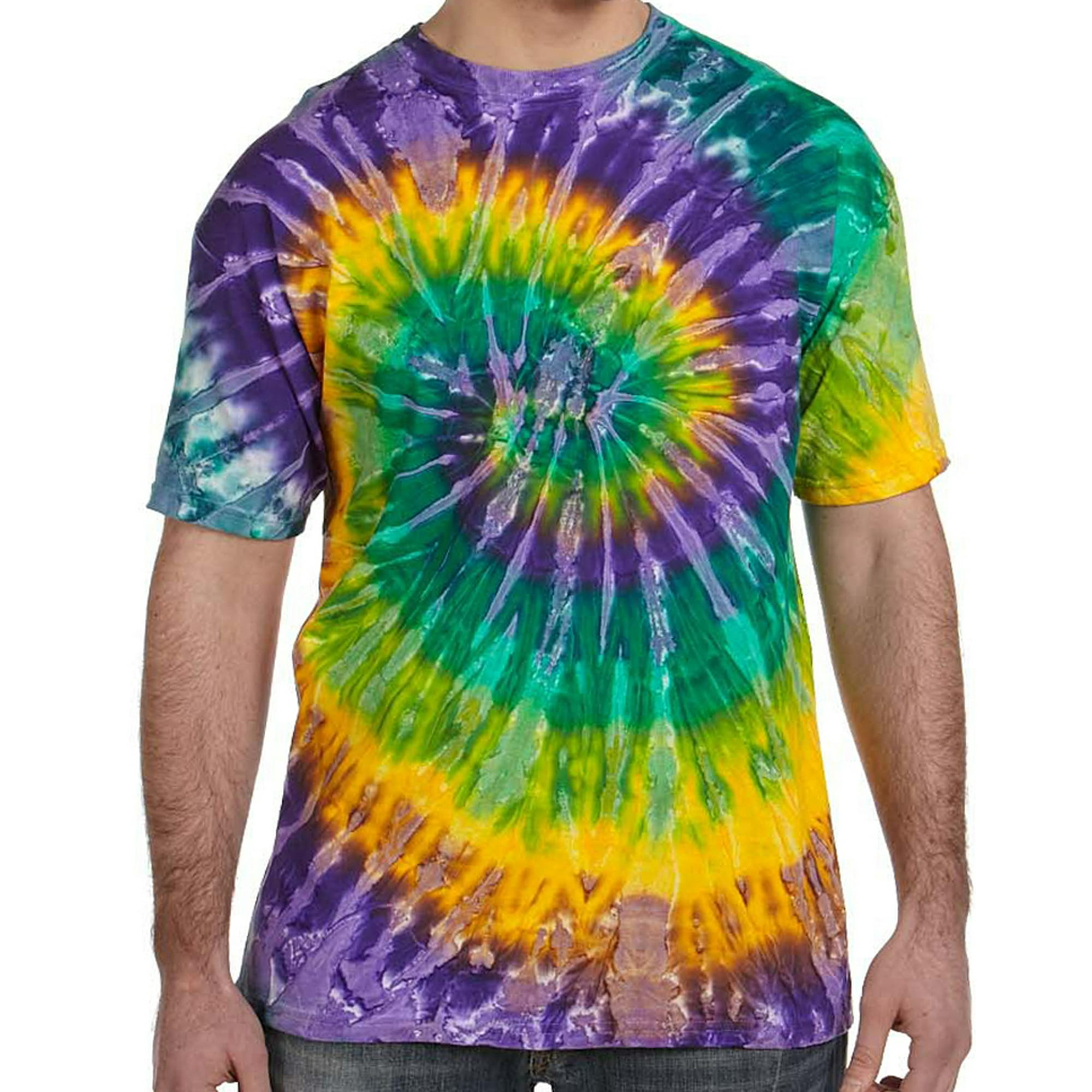 Youth Royal Texas Rangers Tie-Dye T-Shirt Size: Large