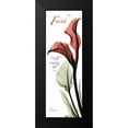 thumbnail image 2 of Koetsier, Albert 7x14 Black Modern Framed Museum Art Print Titled - Calla Lily in Red - Faith, 2 of 5