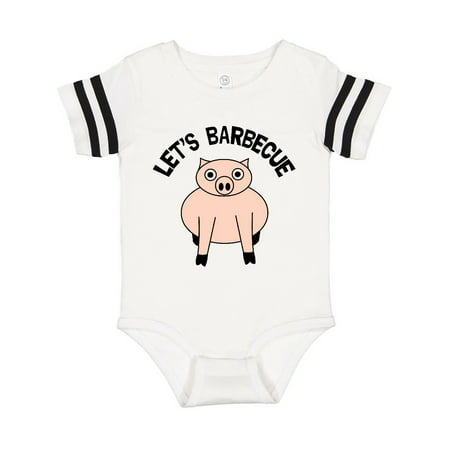 

Inktastic Let s Barbecue Pig Gift Baby Boy or Baby Girl Bodysuit