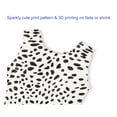 thumbnail image 5 of Gymnastics Leotards for Girls Size 1t 2t Shiny Black Dots Sleeveless Workout Unitards, 5 of 7