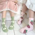 thumbnail image 6 of MSJUHEG Fuzzy Socks,Slipper Socks,Fluffy Socks,Bearpaw Socks,Cloud Socks,Thermal Socks for Coral Socks Floral Socks Pink One Size, 6 of 7