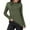 Army Green#2, variant on jobturf Shirts for Women Fleece Lined Thermal Layer Long Sleeve Undershirt Fall Winter Casual Soft Tops for Cold Weather