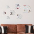 thumbnail image 4 of CAROOTU 3D Acrylic Mirror Wall Sticker DIY Tropical Fish Crystal Removable Wall Decals Home Decoration, 4 of 7