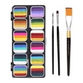 thumbnail image 2 of Set de Pintura Facial y Corporal Perfecl con Pinceles 8 Colores Neon, 2 of 8